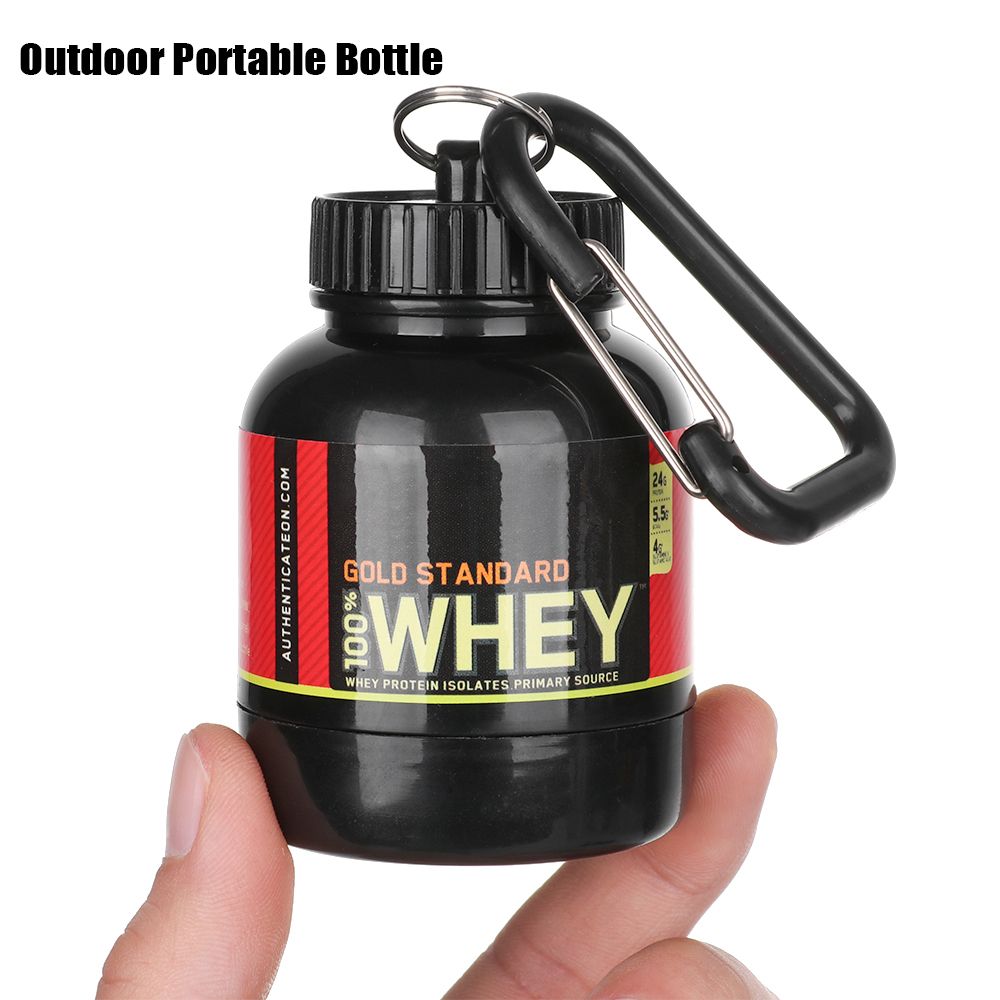 Whey Protein Isolate - Mini Portable Protein Powder Bottles with