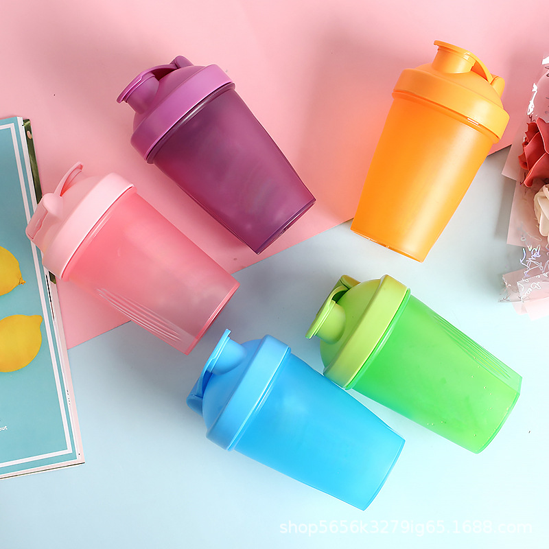 Whey Protein Isolate - 400ml Portable Plastic Drink Cup Shaker