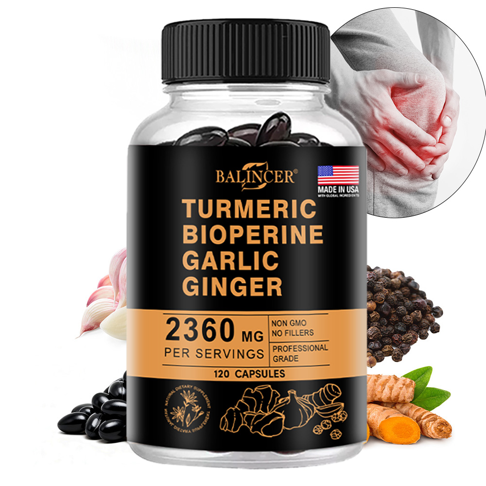 Turmeric Ginger Capsules 2360m - Turmeric Curcumin Capsule avaliação e preço