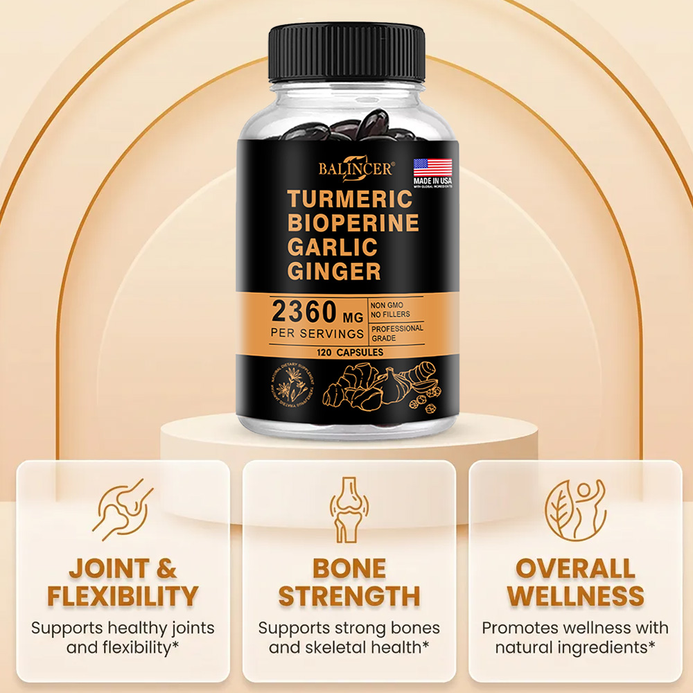 Turmeric Ginger Capsules 2360m - Turmeric Curcumin Capsule avaliação e preço