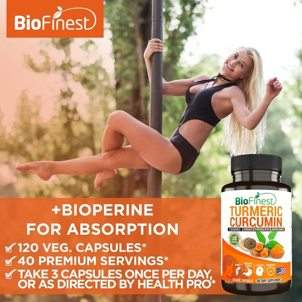 Biofinest Curcumin 1500 Mg 95% - Turmeric Curcumin Capsule avaliação e preço