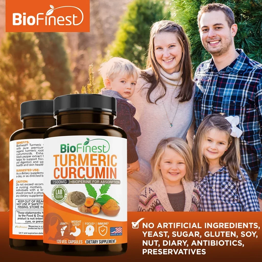 Biofinest Curcumin 1500 Mg 95% - Turmeric Curcumin Capsule avaliação e preço