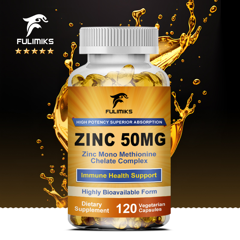 Premium  Pure Zinc Capsules 50 - Zinc Supplement 50Mg avaliação e preço