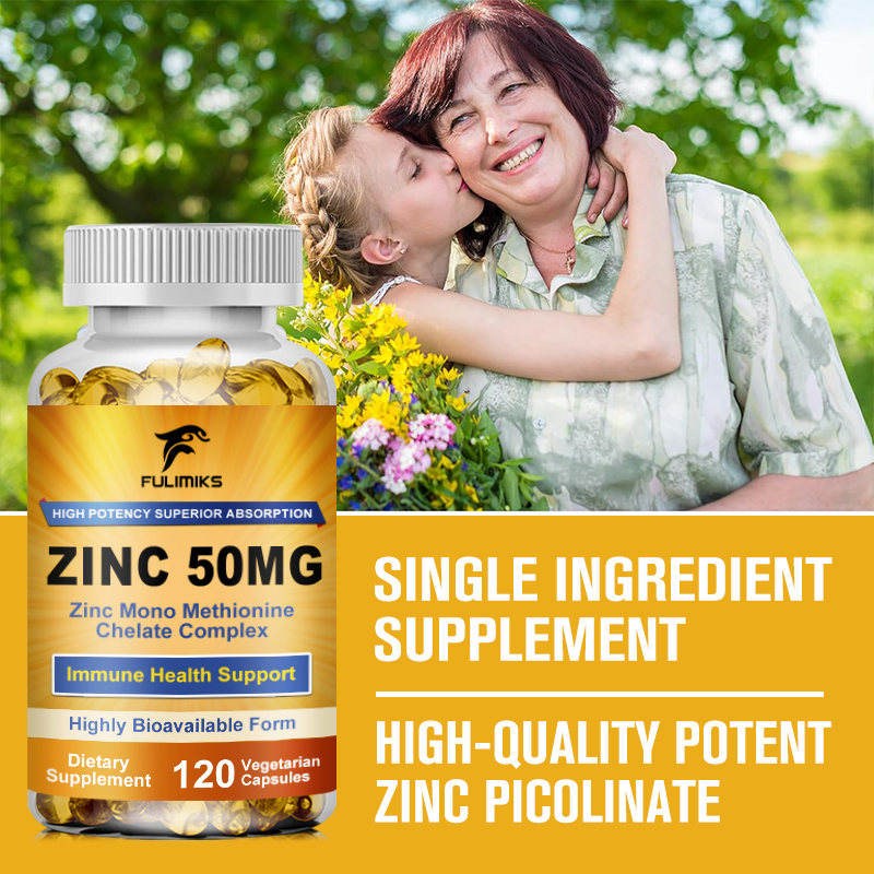 Premium  Pure Zinc Capsules 50 - Zinc Supplement 50Mg avaliação e preço