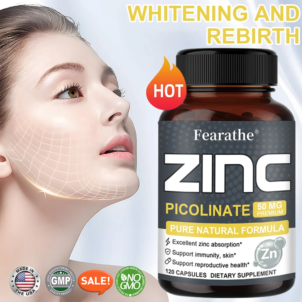 Zinc Capsules 50 Mg - Natural  - Zinc Supplement 50Mg avaliação e preço