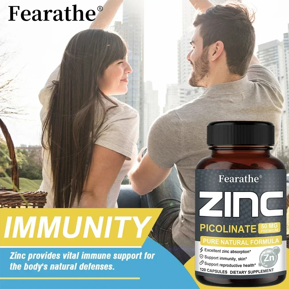 Zinc Capsules 50 Mg - Natural  - Zinc Supplement 50Mg avaliação e preço