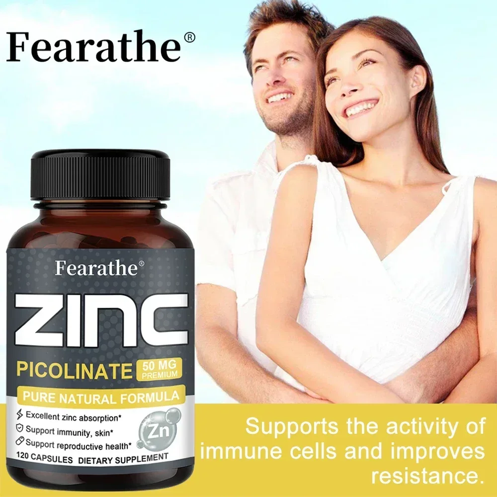 Zinc Capsules 50 Mg - Natural  - Zinc Supplement 50Mg avaliação e preço