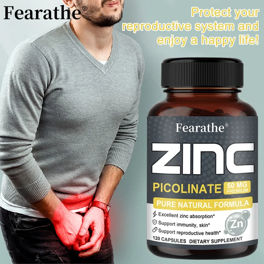 Zinc Capsules 50 Mg - Natural  - Zinc Supplement 50Mg avaliação e preço