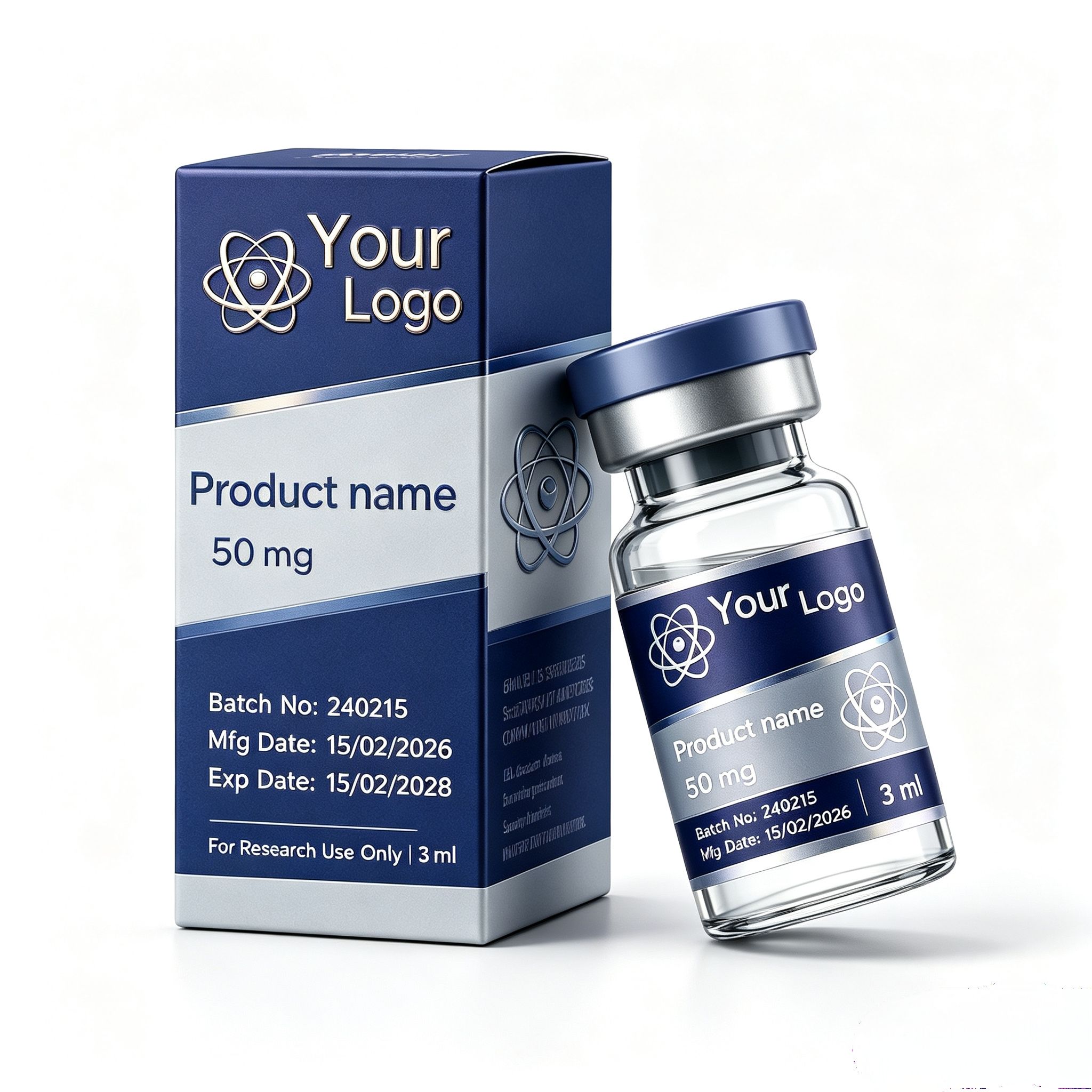 Custom Peptide Vial Waterproof - Fitness With Nutrition avaliação e preço