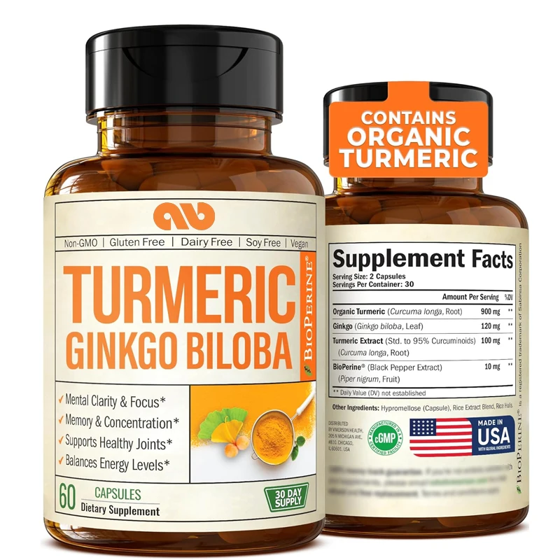 Organic Turmeric Curcumin Supp - Turmeric Curcumin Capsule avaliação e preço