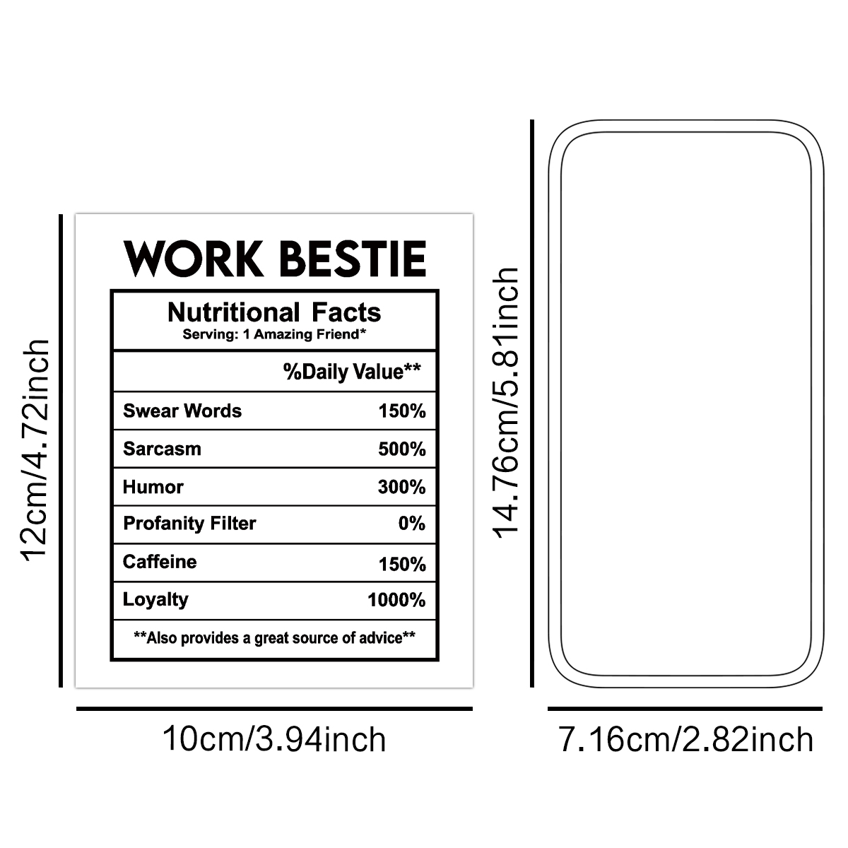 4pcs Funny Work Bestie Wine Bo - Nutrition & Fitness Class avaliação e preço