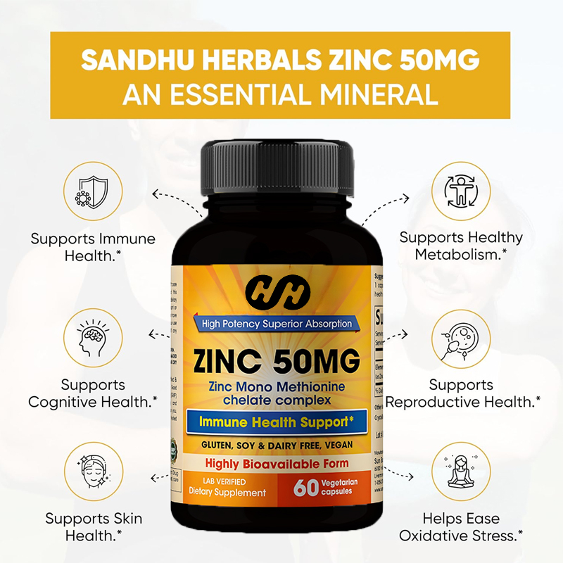 Zinc Supplement 50mg, 60 Capsu - Zinc Supplement 50Mg avaliação e preço