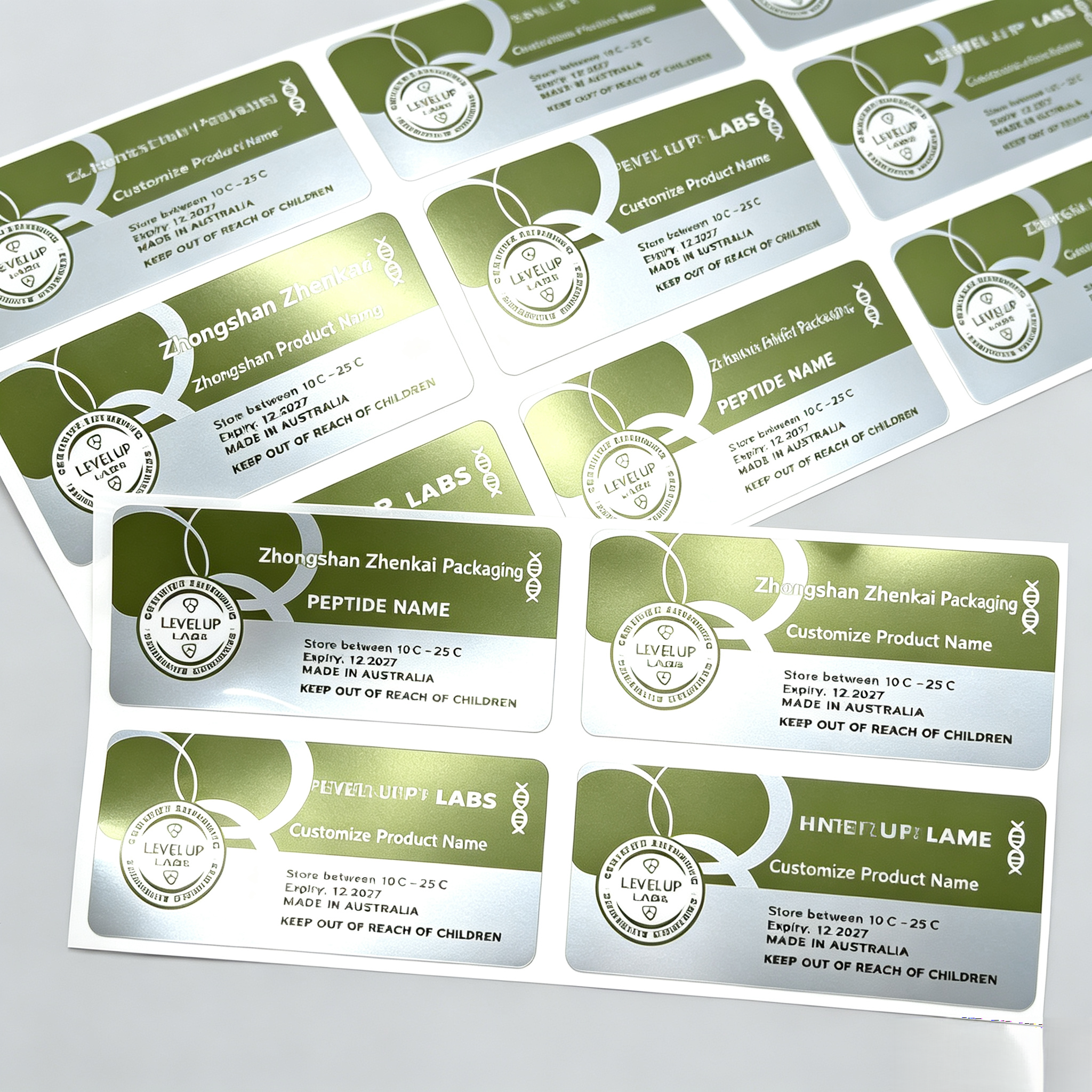Custom Self Adhesive Vinyl Pep - Fitness With Nutrition avaliação e preço