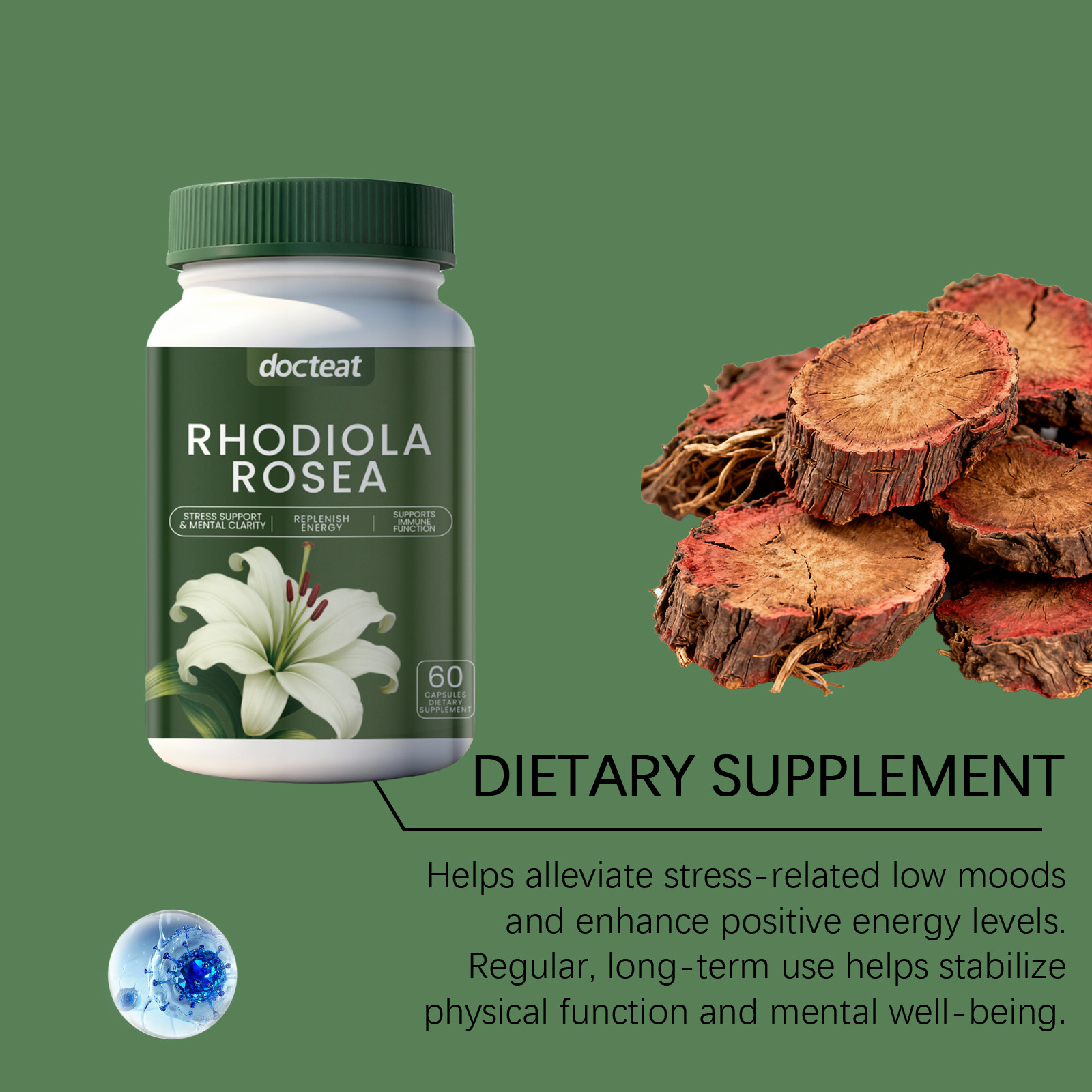 DOCTEAT Men's Health Capsules  - Nutrition For Health Fitness & Sport Melvin Williams avaliação e preço