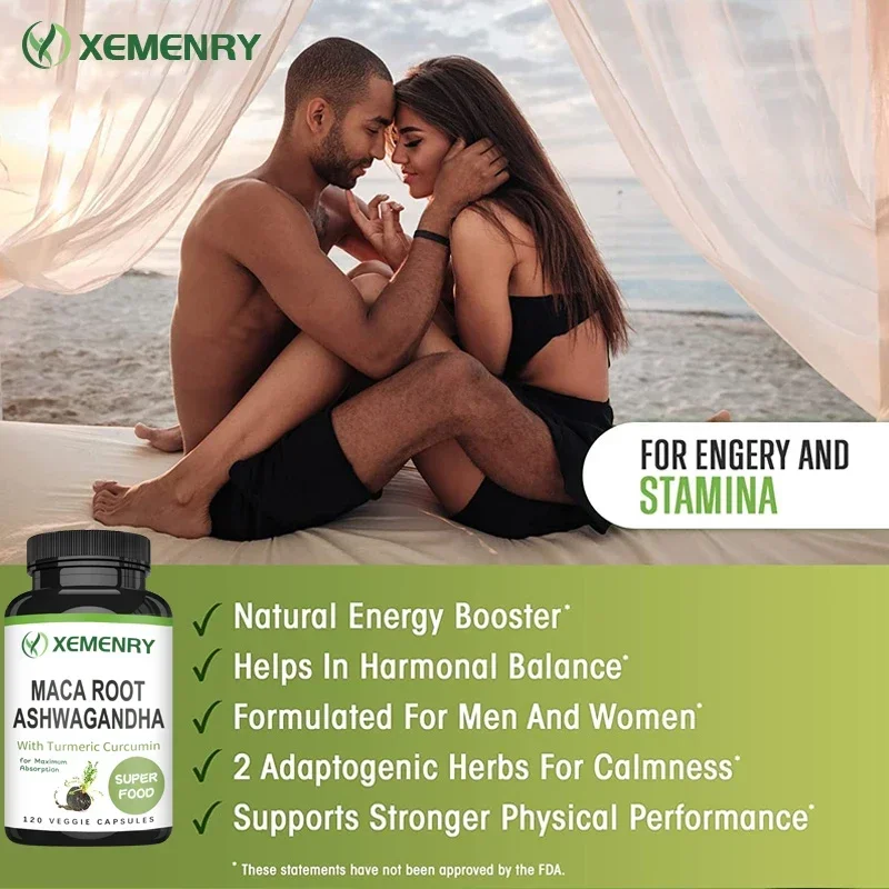Men's Supplement - Maca Root + - Turmeric Curcumin Capsule avaliação e preço