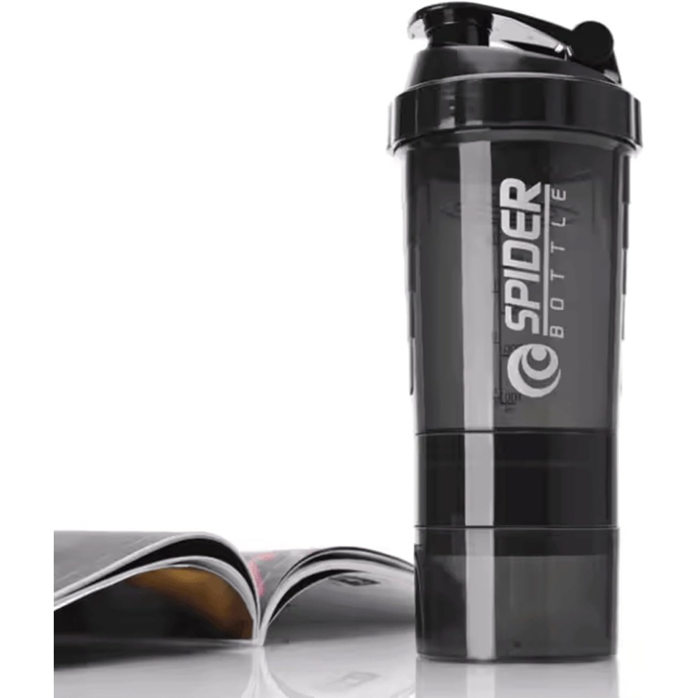 3 Layers Shaker Protein Bottle - Whey Protein Isolate avaliação e preço