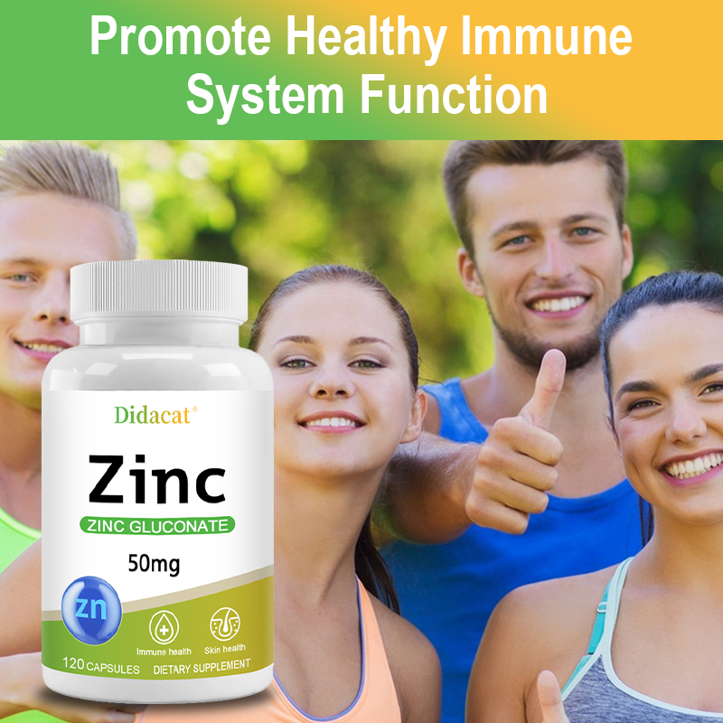 Zinc Gluconate Capsules 50MG,  - Zinc Supplement 50Mg avaliação e preço