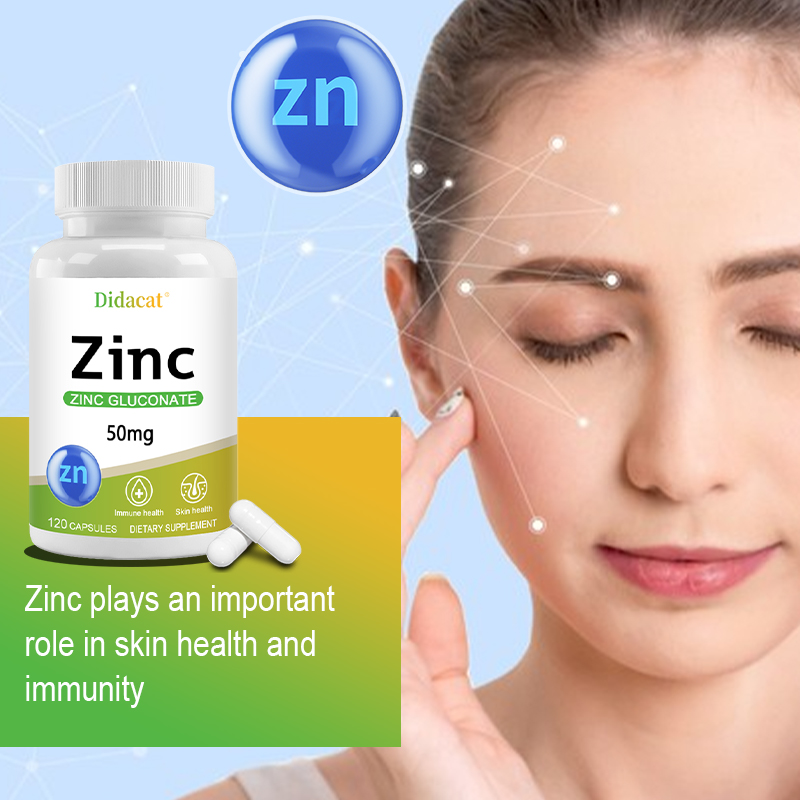 Zinc Gluconate Capsules 50MG,  - Zinc Supplement 50Mg avaliação e preço