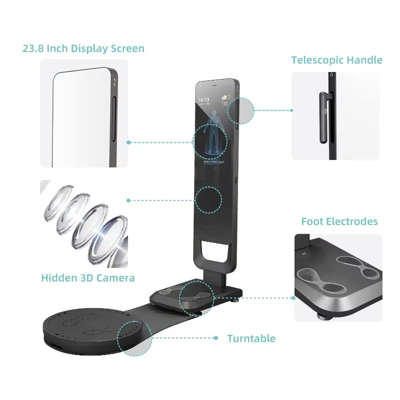 Smart Fitness Mirror Body Scan - Fitness With Nutrition avaliação e preço