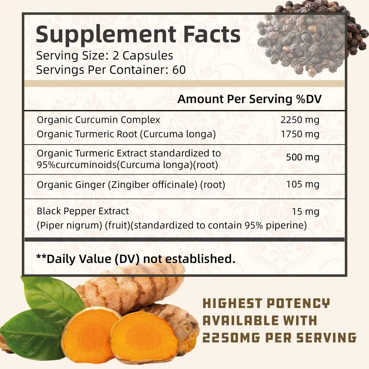 Turmeric Curcumin - with 95% C - Turmeric Curcumin Capsule avaliação e preço