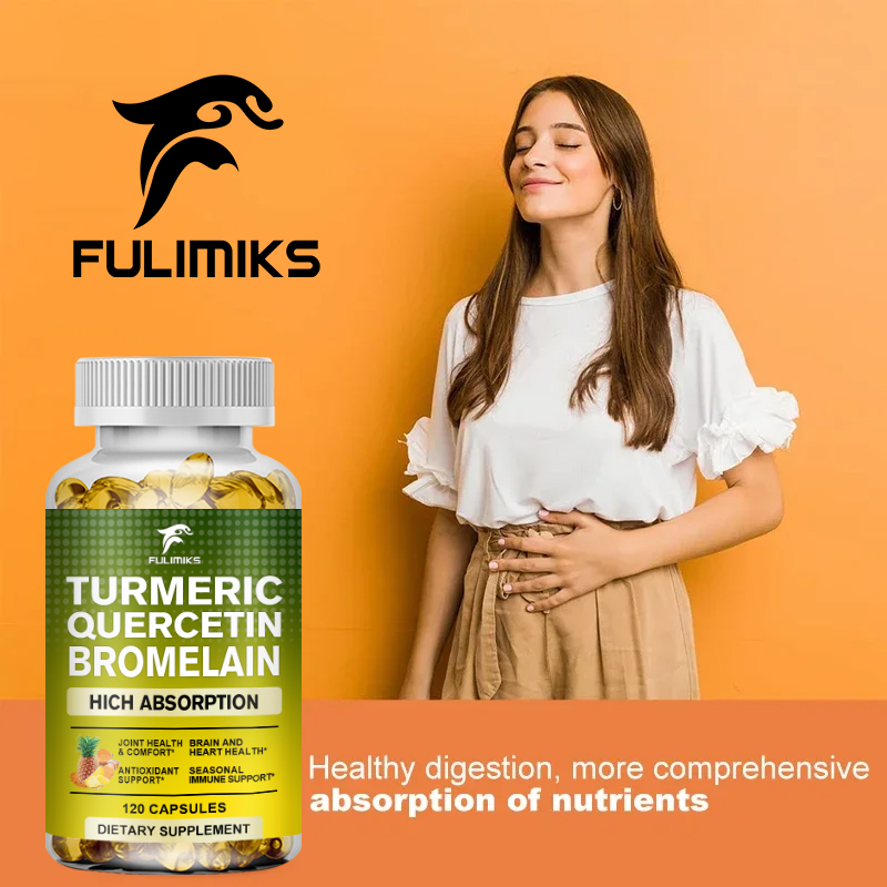 Turmeric Quercetin Bromelain C - Turmeric Curcumin Capsule avaliação e preço