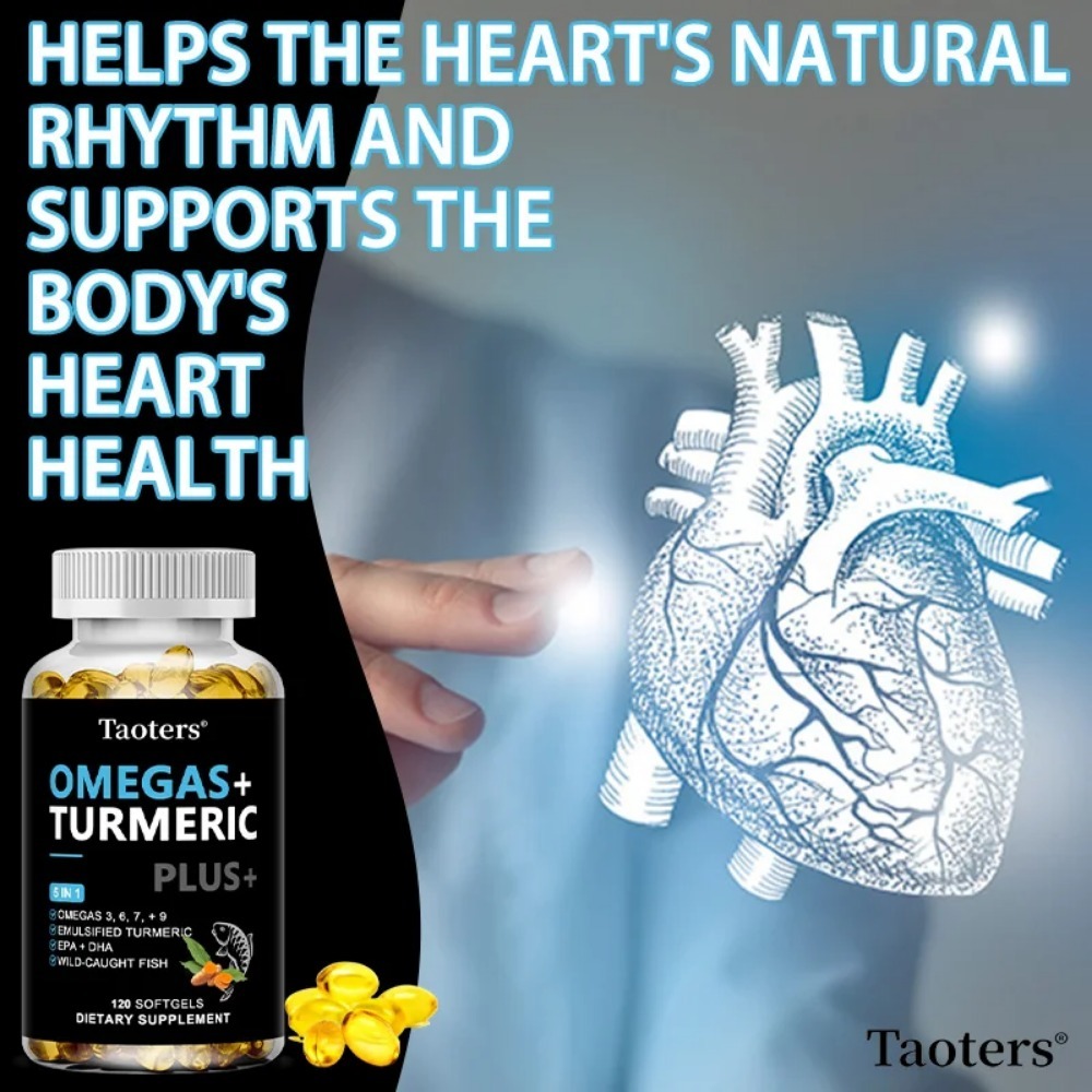 Omega 3 6 9 Supplement Plus -  - Turmeric Curcumin Capsule avaliação e preço