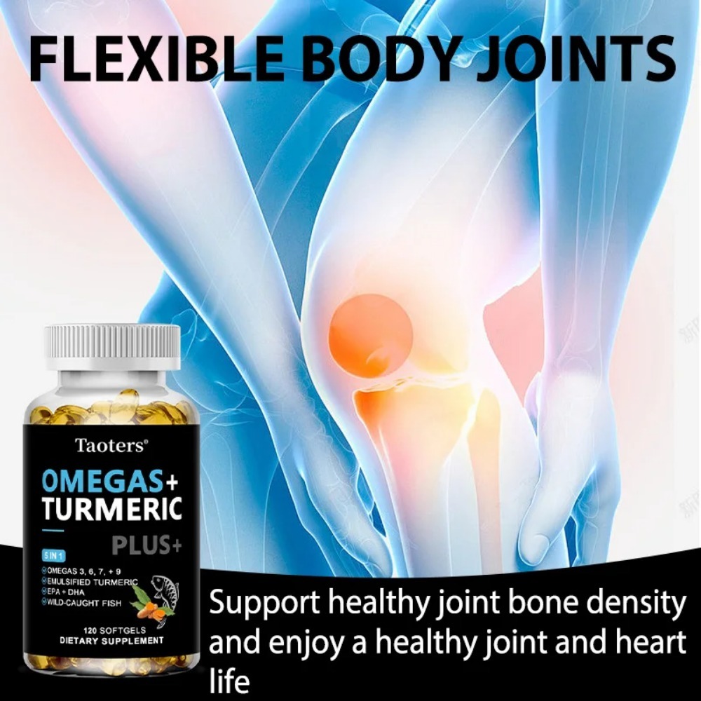 Omega 3 6 9 Supplement Plus -  - Turmeric Curcumin Capsule avaliação e preço