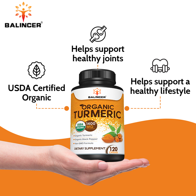 Organic Turmeric with Black Pe - Turmeric Curcumin Capsule avaliação e preço