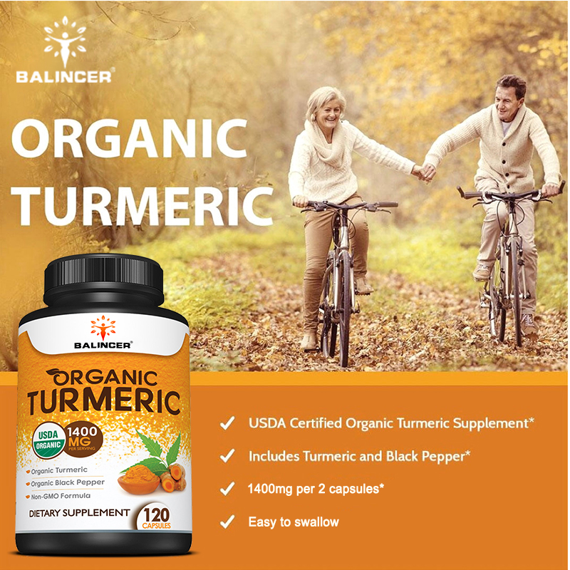 Organic Turmeric with Black Pe - Turmeric Curcumin Capsule avaliação e preço