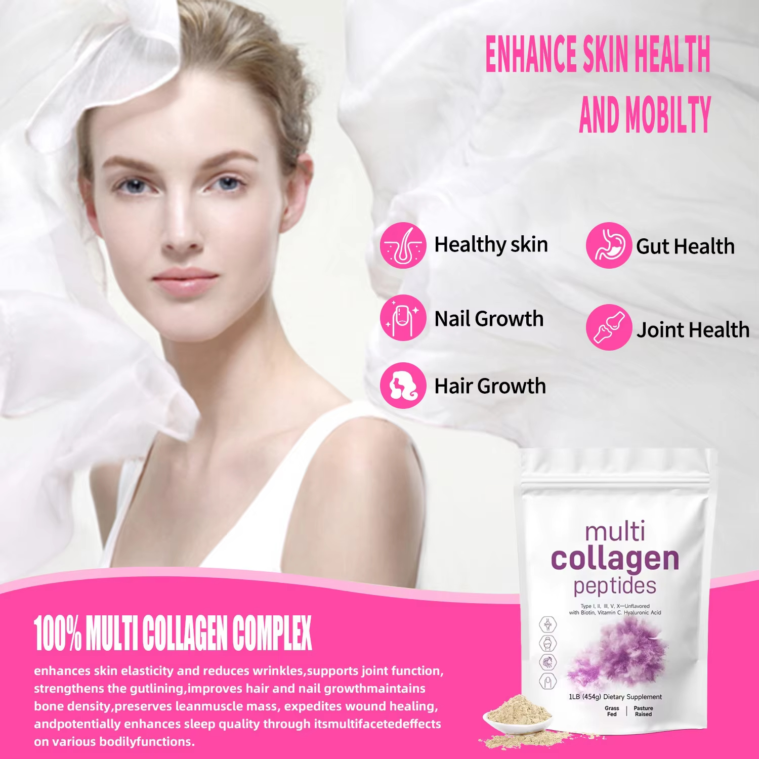 454G Multi Collagen Peptides P - Whey Protein Isolate avaliação e preço