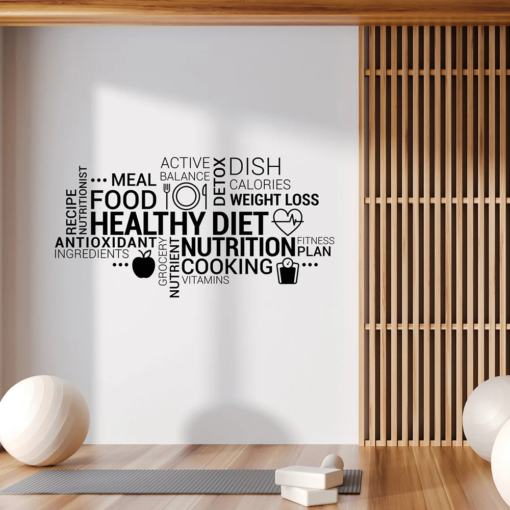 Inspiring Healthy Eating Vinyl - Nutrition For Health Fitness & Sport Melvin Williams avaliação e preço